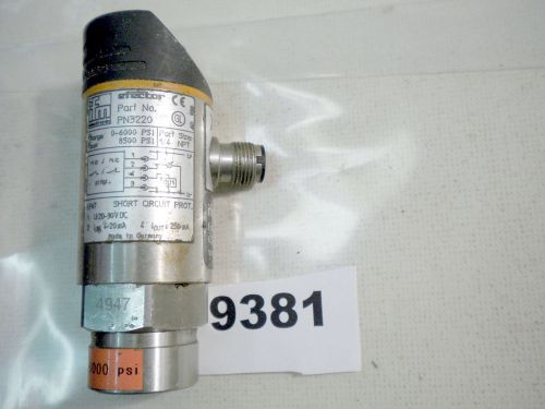 (9381) efector pressure switch pn3220 for sale