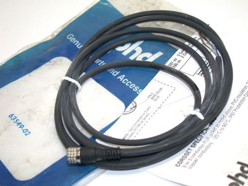 Up to 2 phd cordset 2 meter 3 wire w/ female connector 63549-02 free shipping for sale