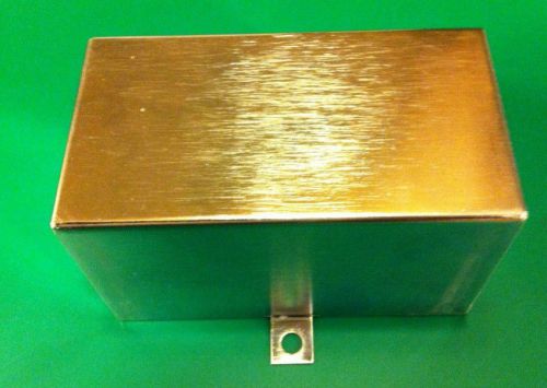 20 stainless enclosure with mounting tabs 2-1/2&#034;d x 2-1/4&#034;w x 4-1/4&#034;l (10 pcs) for sale