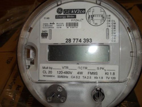 Electric meter - ge 9s cl20 polyphase energy meter w/ itron ert for sale