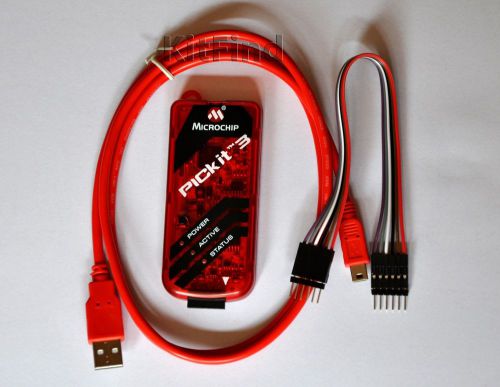 Pickit3 kit3 debugger programmer for pic dspic pic32 microcontrollers pic kit3 p for sale