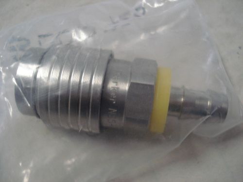 PARKER NSS-371-6HB NSS SERIES COUPLER,SS NON-SPILL,3/8IN HOSE ID,ALOK PORT END