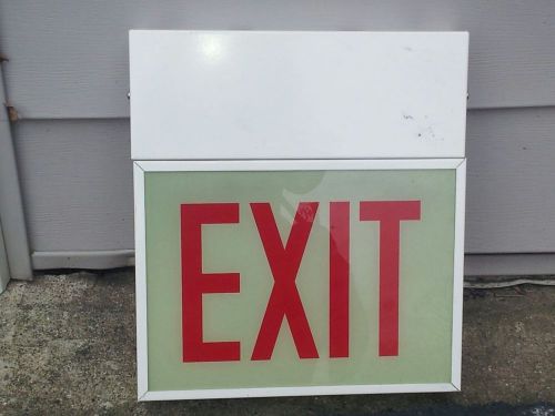 Chicago approved exit and stair 2 hour battery backup signs for sale
