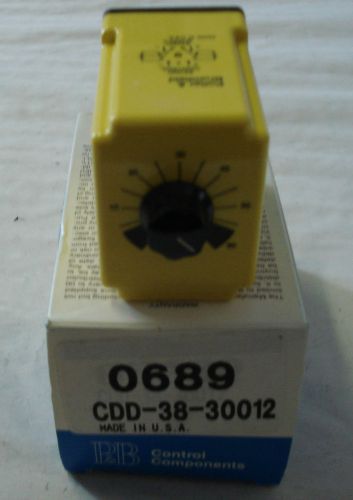 POTTER &amp; BRUMFIELD CDD-38-30012 TIME DELAY RELAY ON RELEASE,ADJUSTABLE