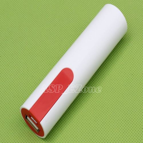 Red-White 5V 1A Mobile Power Bank DIY  for 18650(NO Battery) Charger Phone box