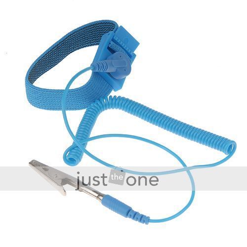 Anti Static ESD Wrist Strap Discharge Band Grounding with alligator clip New