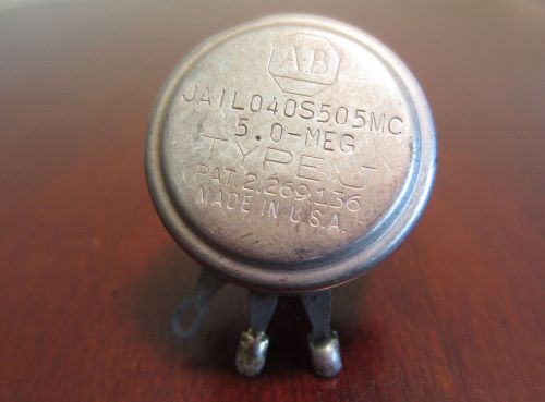 Allen Bradley Type J JA1L040S505MC Potentiometer
