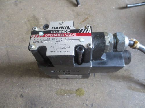 Kiamaster 4neii-600 cnc daikin solenoid valve jso-g02-2ba-20-n check mt-02b-40 for sale