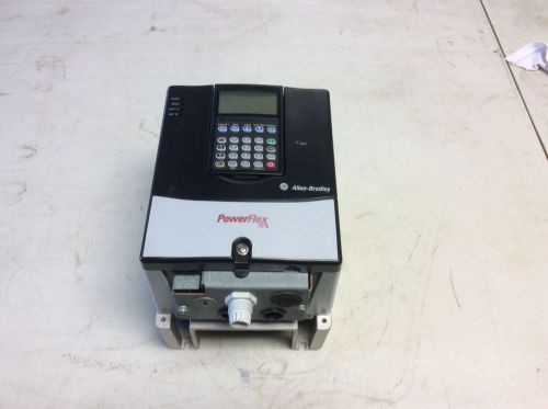 Allen bradley 20ab6p8a0aynnnc0 2 hp 240 v 3 phase powerflex 70 vfd w/ keypad for sale