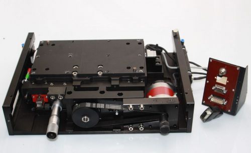 Schneeberger X 14mm MOTORIZED linear STAGE WITH LINEAR ENCODER &amp; Micrometer
