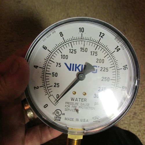 NEW Ashcroft Viking Pressure Gauge For fire Protection Service Made in USA