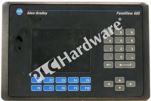 Allen Bradley 2711-B6C2 /B PanelView 600 Color/Touch/Keypad/DH-485 FRN 4.21