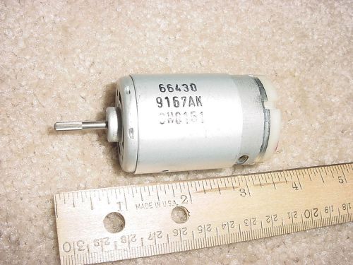 Small dc electric motor 13.5 vdc 18000 rpm 509 g-cm m39 for sale