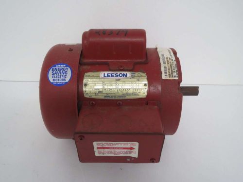 Leeson m6c17fb66f 1/3hp 115/208-230v-ac 1725rpm c56 ac electric motor b438426 for sale