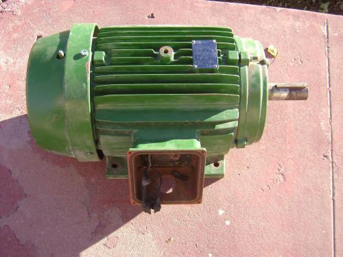 20 hp weg electric motor, 3 phase, 220/440, 1765/1450 rpm, for sale