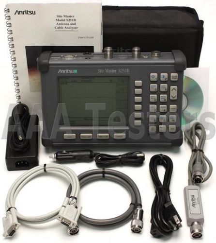 Anritsu SiteMaster S251B TwoPort Transmission Cable Antenna Analyzer 5 &amp; 10A