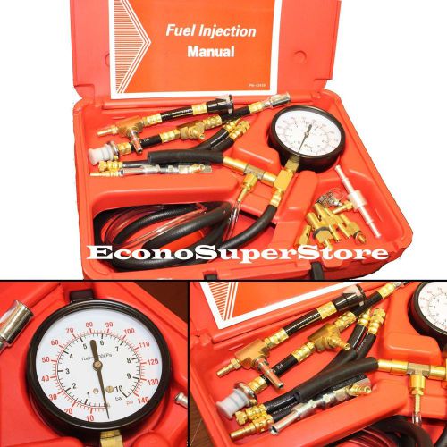 Fuel injection system pressure tester dianogstic kit gm ford chrysler tu-448 new for sale