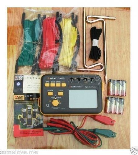 Vc4105a digital earth ground resistance tester meter lcd 0.01?~2000? ac200v for sale