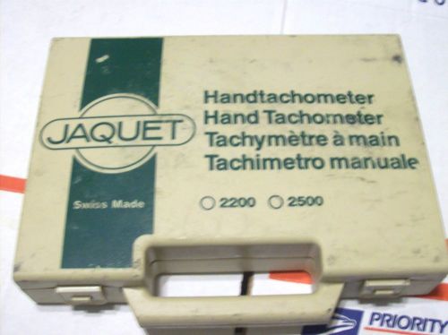 JAQUET # 2500  HAND TACHOMETER