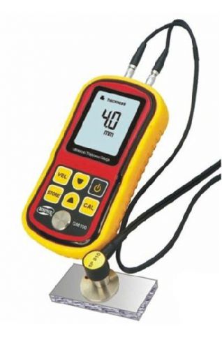 New gm100 ultrasonic wall thickness gauge meter tester steel pvc digital testing for sale