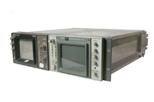 HITACHI V-079 Waveform Monitor with PHILIPS Vectorscope waveform PM-5667