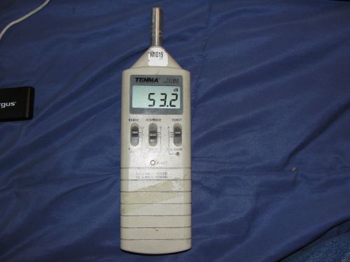 TENMA 72-860 SOUND LEVEL METER Used Working!