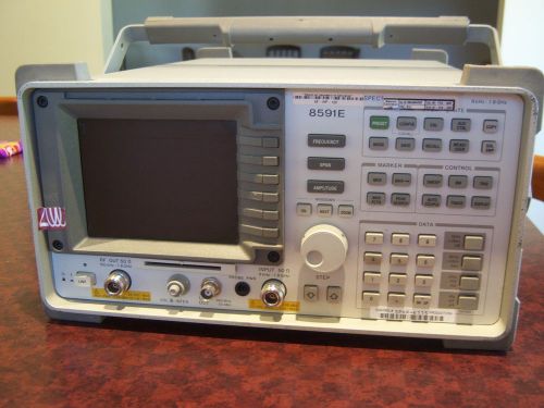 Hp/agilent 8591e spectrum analyzer options: 004/041/010 tracking for sale