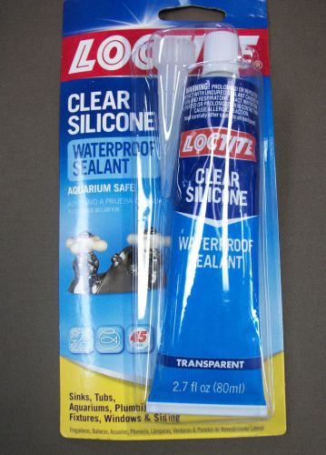 Loctite® clear silicone 2.7-ounce waterproof sealant for sale