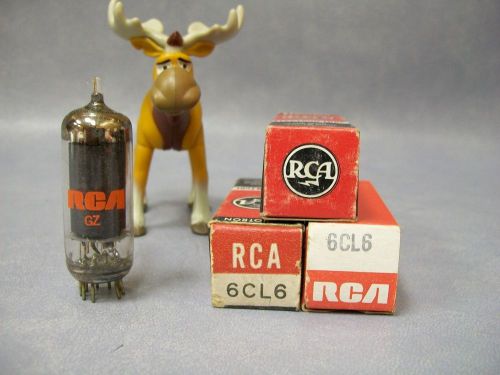 RCA 6CL6 Vacuum Tubes  Lot of 3