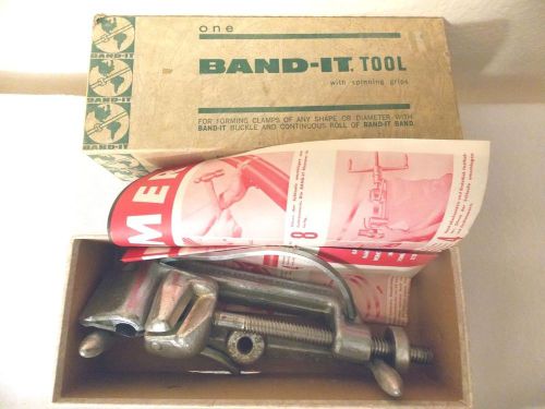 Band-it screw type hand band clamp tool metal banding c-001 w/ instructions for sale