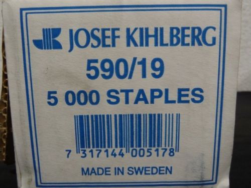 Josef kihlberg jk 590/19 3/4 in staples original box 4,900 staples 3171440 for sale