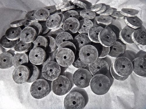New black rubber washers lot of 500 1/4 thick 1/4 hole (1.5) 1 1/2 inches long for sale