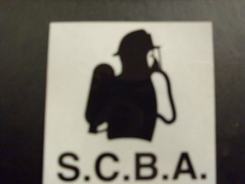 S.B.C.A. RECTANGLE  REFLECTIVE  DECAL STICKER