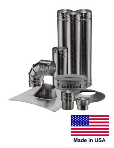 VENTING KIT for Propane LP &amp; Natural Gas NG Heaters - 4&#034; - for Vertical Venting
