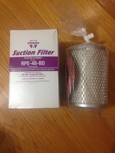 Sporland Suction Filter Rpe-48-Bd
