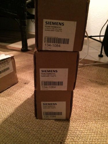 Siemens line voltage room thermostat 134-1084 - new in box - lot of 3 for sale