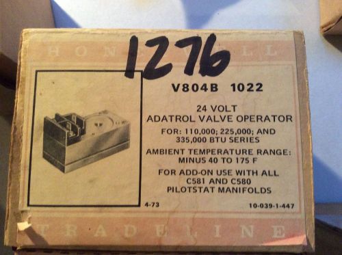 V804B  1022 Honeywell  adatrol valve