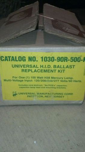 Universal manufacturing co. 100w /h38/hid ballast replacement kit 12310-90-500-k for sale