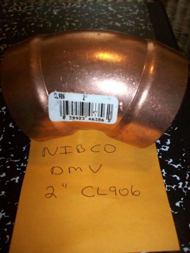 New nibco copper 2&#034; dwv 45 degree elbow model # cl906 plumbing sweat for sale