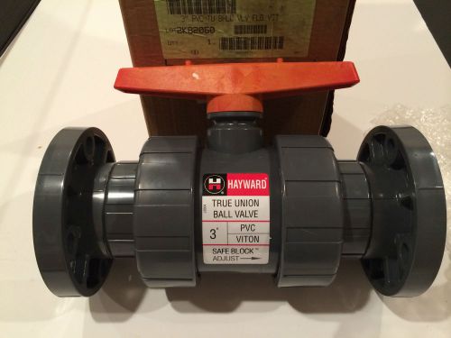 Hayward tb1300f 3&#034; pvc true union ball valve for sale