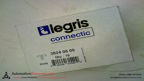 LEGRIS 3604 06 00 *BOX OF 10* FITTING UNION TEE, NEW