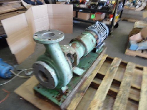 Worthington d1011 4x3-8 pump 60727139b ,w/ lincoln 10 hp motor, sn: 3156244,used for sale