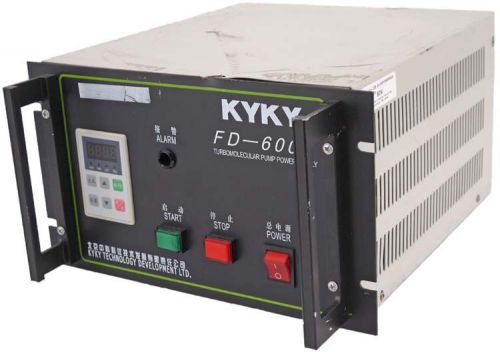 KyKy FD-600K Turbo Molecular Vacuum Pump Power Supply Controller 750W 110VAC