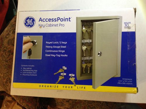 GE Access Point Steel Key Cabinet Pro 30 keys  # 1801 NOS Sealed box