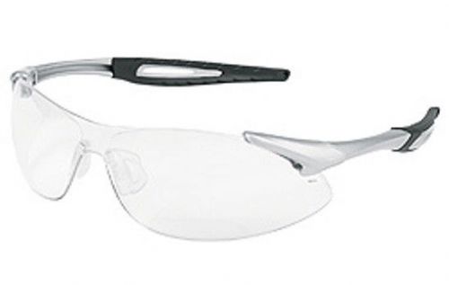 *$9.49***LIGHTWEIGHT*INERTIA SAFETY GLASSES*SILVER/CLEAR*FREE EXPEDITED SHIPPING