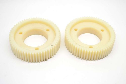 LOT 2 NEW SIG 54 624586 60 TOOTH 2-1/2IN BORE NYLON GEAR WHEEL B383625