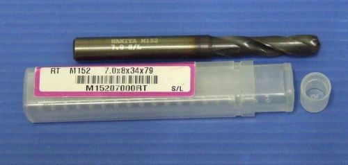 Hanita new m15207000rt carbide drill 7 mm (9/32&#034;) 0.2756 for sale