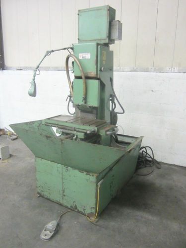 8&#034; W Sundstrand ENGELBERG BELT GRINDER, WET, SHUTTLE Tbl, 7.5 H.P.  FOR THE BELT