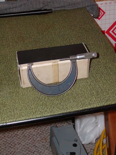 Brown and sharpe 3-4&#034; micrometer machinist tool mic used for sale