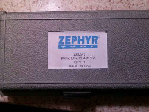 Zephr Quick Action Workholding Clamps